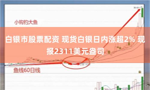 白银市股票配资 现货白银日内涨超2% 现报2311美元盎司