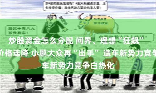 炒股资金怎么分配 问界、理想“狂飙” 比亚迪价格连降 小鹏大众再“出手” 造车新势力竞争白热化